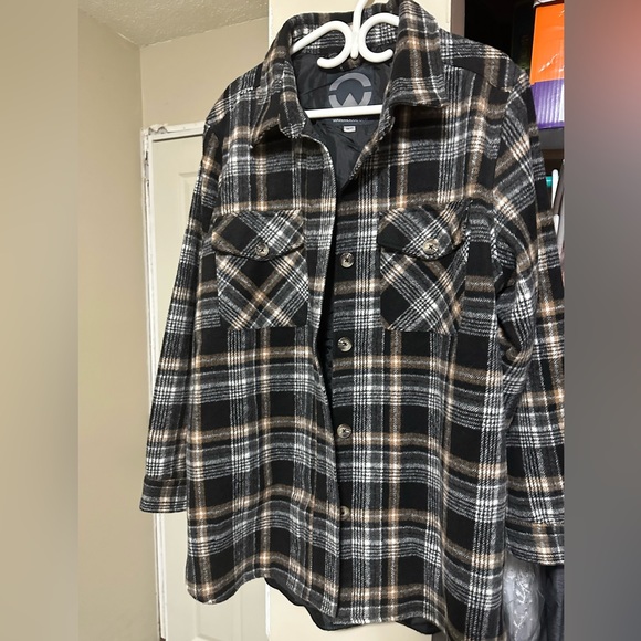 Plaid Shacket - Picture 1 of 2